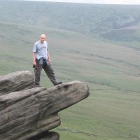 John At Top Of Twisted Smile Buttress (James Richardson)
