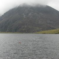 Nearing the South end of Llyn Idwal (Virginia Castick)
