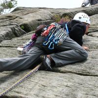 Chris on Tango Buttress (Chris Williams)