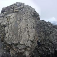 Sgurr Nan Each with Chris for scale (Andrew Ketley)