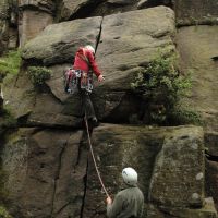 Trish and Al on Heather Wall (Dave Dillon)