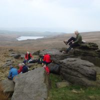 Hare Stones lunch stop (Dave Shotton)
