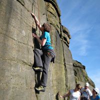 Christine on Spider Crack (Roger Dyke)