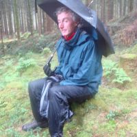 Moel Smytho - Dave in the forest (Dave Shotton)