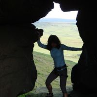 Ding in Flying Buttress arch (Pule Hill) 3 (Dave Shotton)