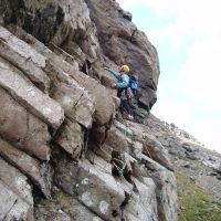 Gareth - Slab Route Right-Hand (Cloggy) (Colin Maddison)