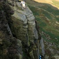 Mark and Ding on Long Climb (pitch2) (Dave Dillon)