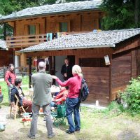 Roughing it in the Wendy House! Base camp - Valsavarenche (Colin Maddison)