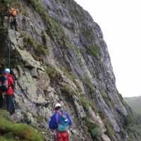 Big queues for Crescent Climb (Gareth Williams)