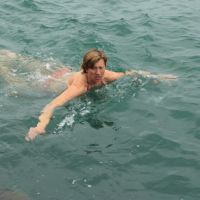 Deep water soloing (Dave Dillon)