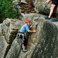 Sue belaying John (Andrew Croughton)