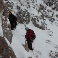 Gareth and Colin contemplating Bidean nam Bian (Philip Jarvis)