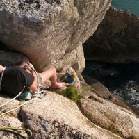 Finishing Suicide Wall, Bosigran (Sean Kelly)