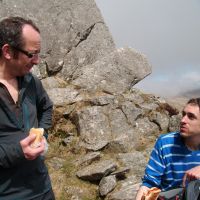 Master and protégé - Tryfan East Face (Colin Maddison)