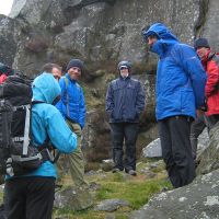 The team receive a final blessing (Roger Dyke)