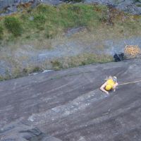 Mid-crux (Dave Wylie)