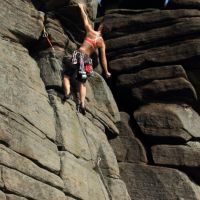 Emma on Dover Wall Route 4 (Dave Dillon)