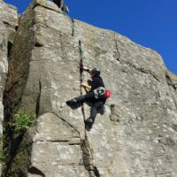 Emily on another Chocolate fired ascent. (Dave Dillon)