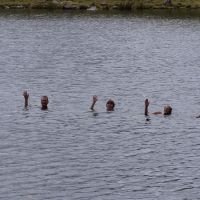 the KMC synchro team in gold medal form (Jo Stratford)