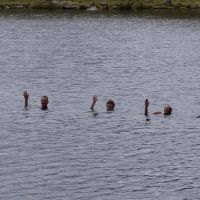 the KMC synchro team in gold medal form (Jo Stratford)