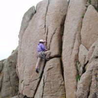 Jim on Church Window, Sennen (Colin Maddison)