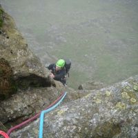 Andy - Wall and Crack Climb, Pike's Crag, Scafell Pike (Colin Maddison)