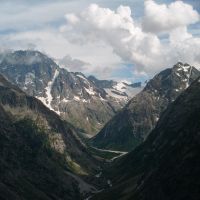 LAilefroide north face and Glacier de la Pilatte (Colin Maddison)