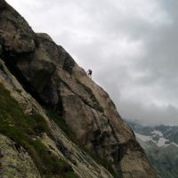 Duncan - pitch 13, Ni Po Ni Maye (350m TD 6b max), Tête de la Maye (Colin Maddison)