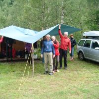 Look what we found under the awning - Hangover Man! (Colin Maddison)