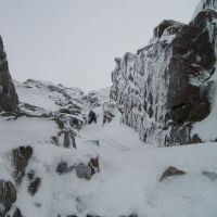 Over the bulge - P1 Patey's Route (Colin Maddison)