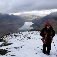 John on Fleetwith Edge (Dave Wylie)