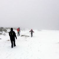 Descending from the summit of Moel Siabod (Dave Wylie)