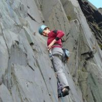 Lucy on Steps to Glory (F5b), Above the Rails level (Alan (L) Jones)