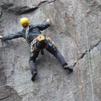 Gareth Williams on Khubla Khan (E4 6b) (Alan (L) Jones)