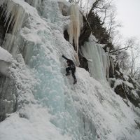 Craig on Hjemreisen (WI 4), Lower Gorge, Rjukan (Colin Maddison)