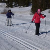 Mary and Lucie making tracks (Gareth Williams)