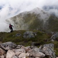 Third Place - Windy day on Bhein Dearg, Glencoe (Sean Kelly)