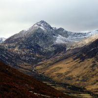 Looking up Glen Sannox to Cir Mhor (Dave Wylie)