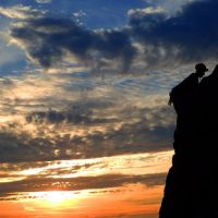 Sunset silhouette (Dave Wylie)