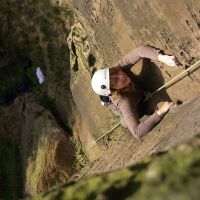 Kasia on Flake Climb, VS4c (Mark Furniss)