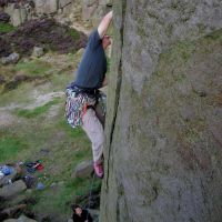 Rob on Central Crack (HVS) (Rob Allen)