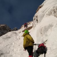 Jim Symon and Andy Stratford on Pitch 1 The Curtain Rail (Colin Maddison)