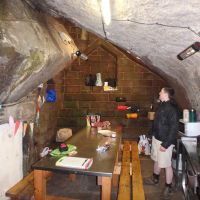 Richard examines the kitchen amenities (Dave Shotton)