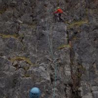 Andy leading Golden Goose (5a) (Daniel O'Brien)