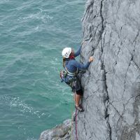 Fiona leading "Sea Mist" (Dave Wylie)