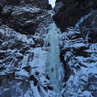 Highly Commended - Steve Graham on Rjukanfossen WI4 (Andy Stratford)