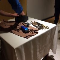 Hippy shearing - tools of the trade! (Colin Maddison)