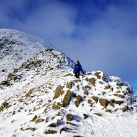 James on Striding Edge (Dave Wylie)