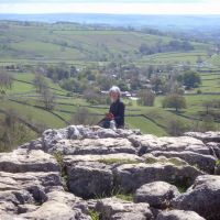 On the edge at Malham Cove (Dave Shotton)