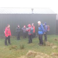 At the shooting cabins on Arnfield Moor (Dave Shotton)